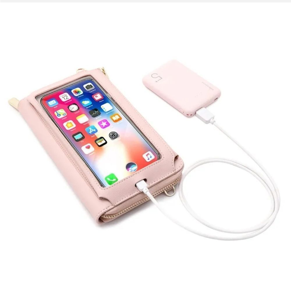 RFID Blocking Wallet for Women's Touch Screen Handbag Cell Phone Purse Crossbody
